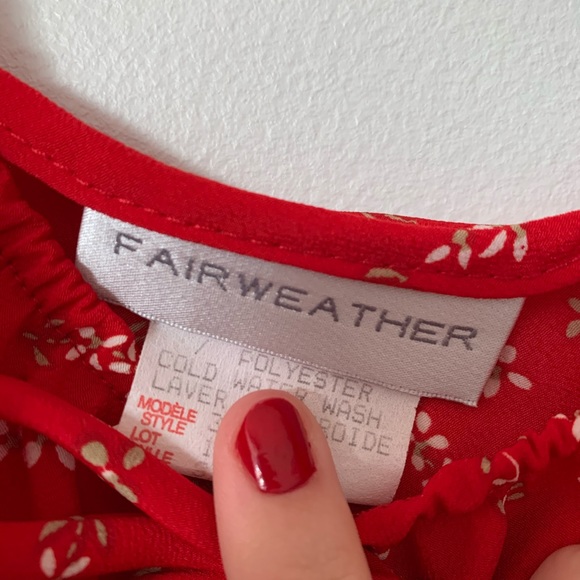 Red slip dress - Picture 3 of 3